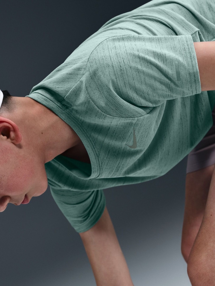 Nike Cannon Green Dri-FIT Miler Training Top - Image 5 of 5 Nike Cannon Green Dri-FIT Miler Training Top - Image 5 of 5