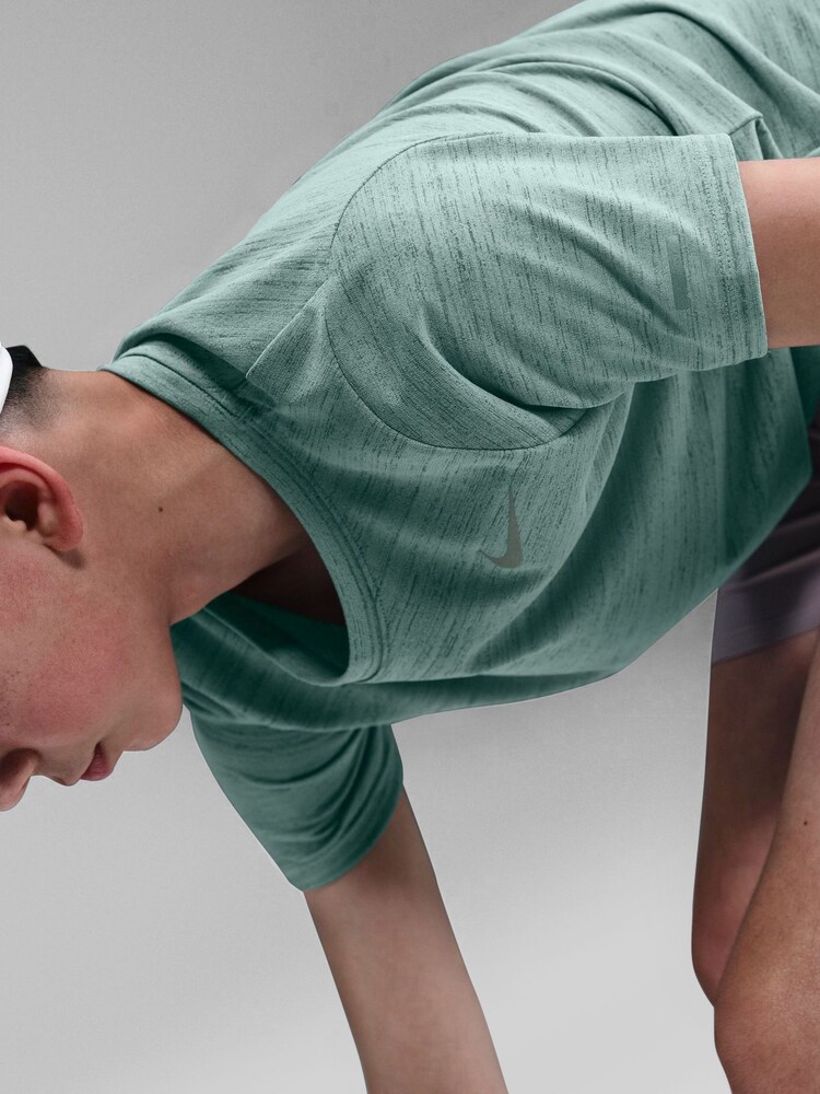 Nike Cannon Green Dri-FIT Miler Training Top - Image 6 of 6 Nike Cannon Green Dri-FIT Miler Training Top - Image 6 of 6