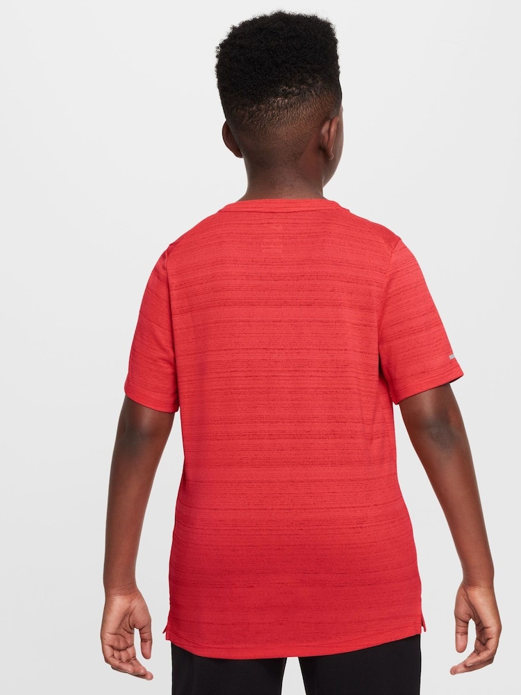 Nike Light Crimson Dri-FIT Miler Training Top - Image 2 of 4