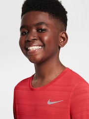 Nike Light Crimson Dri-FIT Miler Training Top - Image 3 of 4