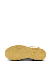 Blanco/limón - Zapatillas infantiles Dunk Bajo de Nike - Imagen 8 de 10