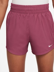 Nike Beet Pink Dri-FIT One High Waisted Shorts - Image 1 of 4