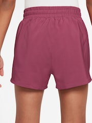 Nike Beet Pink Dri-FIT One High Waisted Shorts - Image 2 of 4