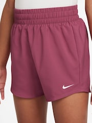 Nike Beet Pink Dri-FIT One High Waisted Shorts - Image 3 of 4