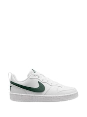 Bela/jelka zelena - Nike športni copati Youth Court Borough Low Recraft - Slika 1 iz 4