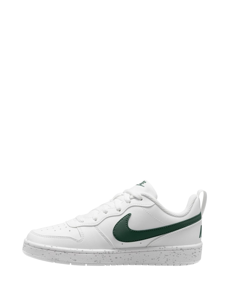 Bela/jelka zelena - Nike športni copati Youth Court Borough Low Recraft - Slika 2 iz 4