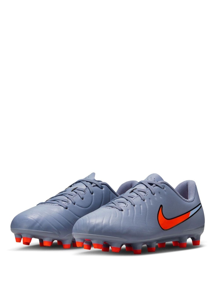 Nike Blue Tiempo Legend 10 Club Multi Ground Low Football Boots - Image 2 of 11