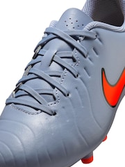 Nike Blue Tiempo Legend 10 Club Multi Ground Low Football Boots - Image 9 of 11