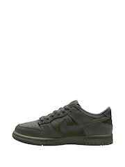 Nike Grey Youth Dunk Low Trainers - Image 2 of 4