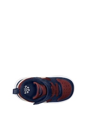 Nike Dark Team Red/Navy Infant Court Borough Low Recraft Trainers - Image 3 of 4