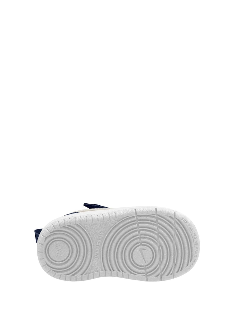 Nike Dark Team Red/Navy Infant Court Borough Low Recraft Trainers - Image 4 of 4 Nike Dark Team Red/Navy Infant Court Borough Low Recraft Trainers - Image 4 of 4
