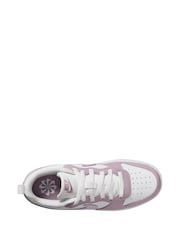 White/Pink Plum - Zapatillas de deporte bajas Youth Court Borough Recraft de Nike - Imagen 3 de 4