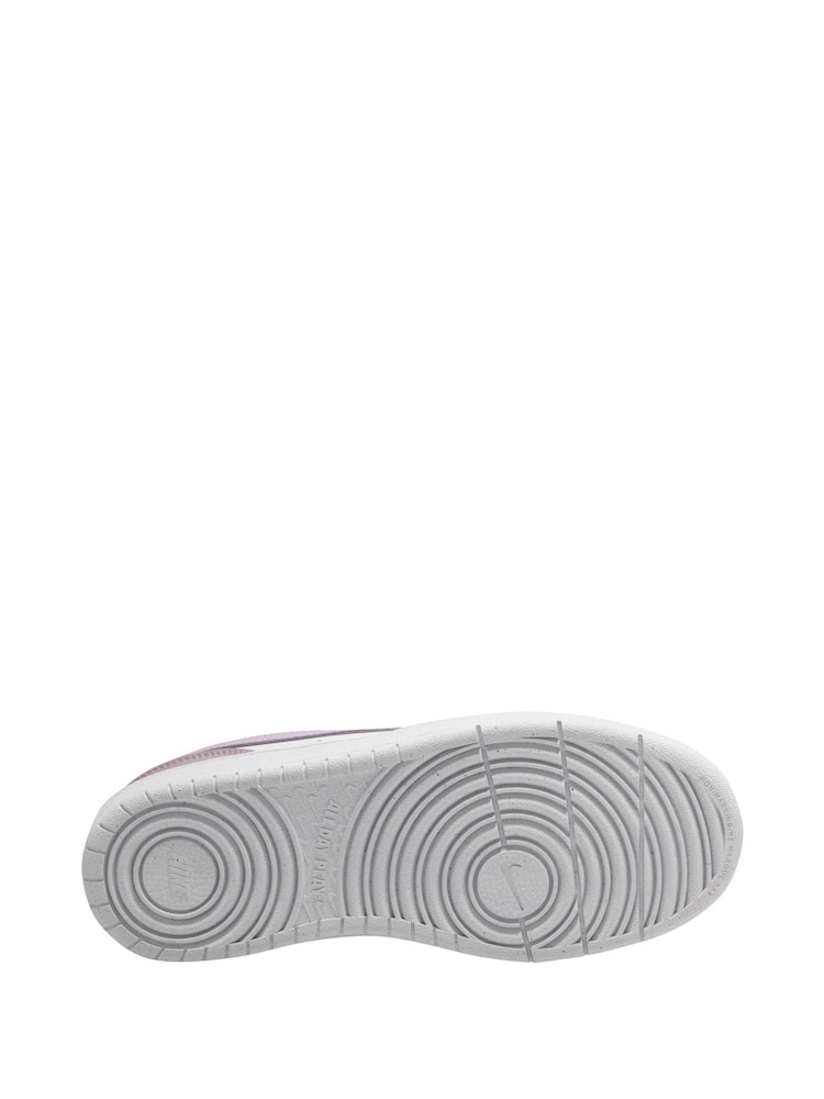 White/Pink Plum - Zapatillas de deporte bajas Youth Court Borough Recraft de Nike - Imagen 4 de 4