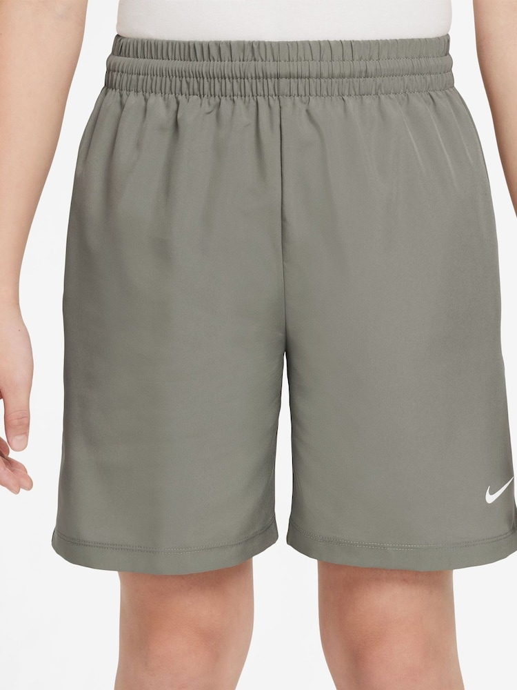 Nike Army Green Dri-FIT Multi Training Shorts - Image 1 of 4