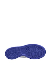 Nike Grey/Purple Blue Youth Dunk Low Trainers - Image 4 of 4
