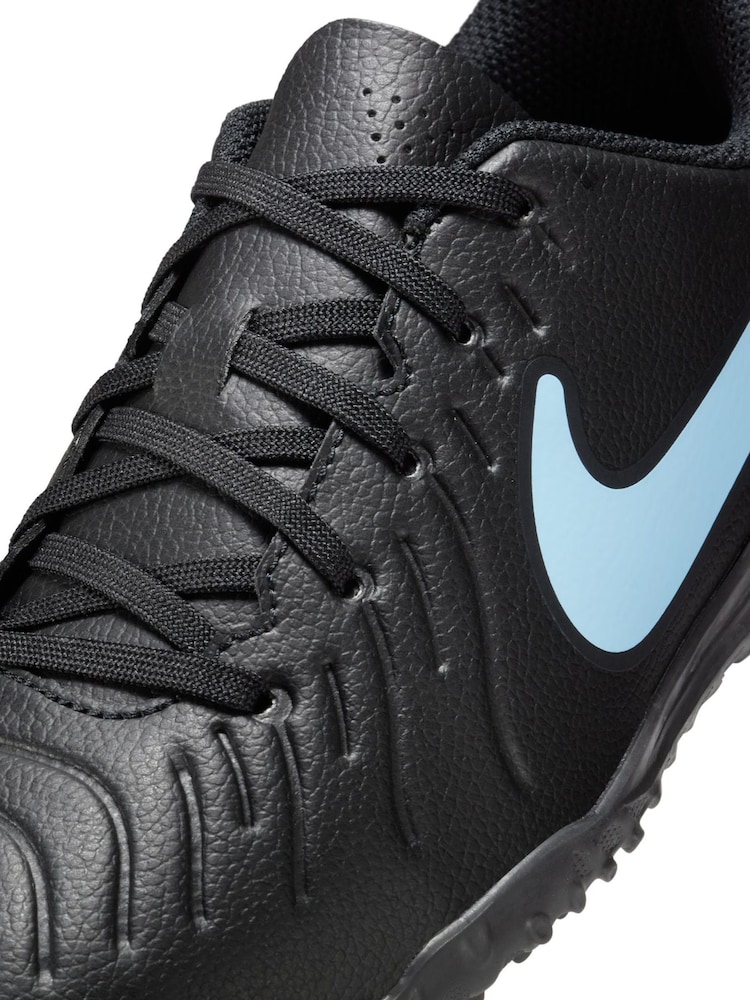 Nike Black Tiempo Legend 10 Club Turf Low Football Boots - Image 10 of 10