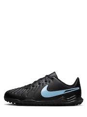 Nike Black Tiempo Legend 10 Club Turf Low Football Boots - Image 2 of 10