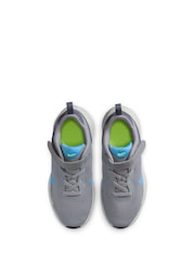 Zementgrau/Blau - Nike Revolution 7 Sportschuhe für Kinder - Bild 6 von 10