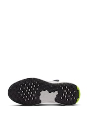Zementgrau/Blau - Nike Revolution 7 Sportschuhe für Kinder - Bild 8 von 10