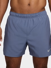 Nike World Indigo Blue Challenger Dri-FIT 5 Inch 2-In-1 Training Shorts - Image 1 of 5