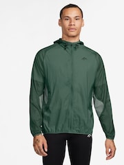Nike Fir Green Trail Aireez Running Jacket - Image 1 of 4