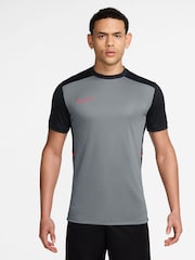 Nike Cool Grey Academy Dri-FIT Short Sleeve Football Top - Image 1 of 3