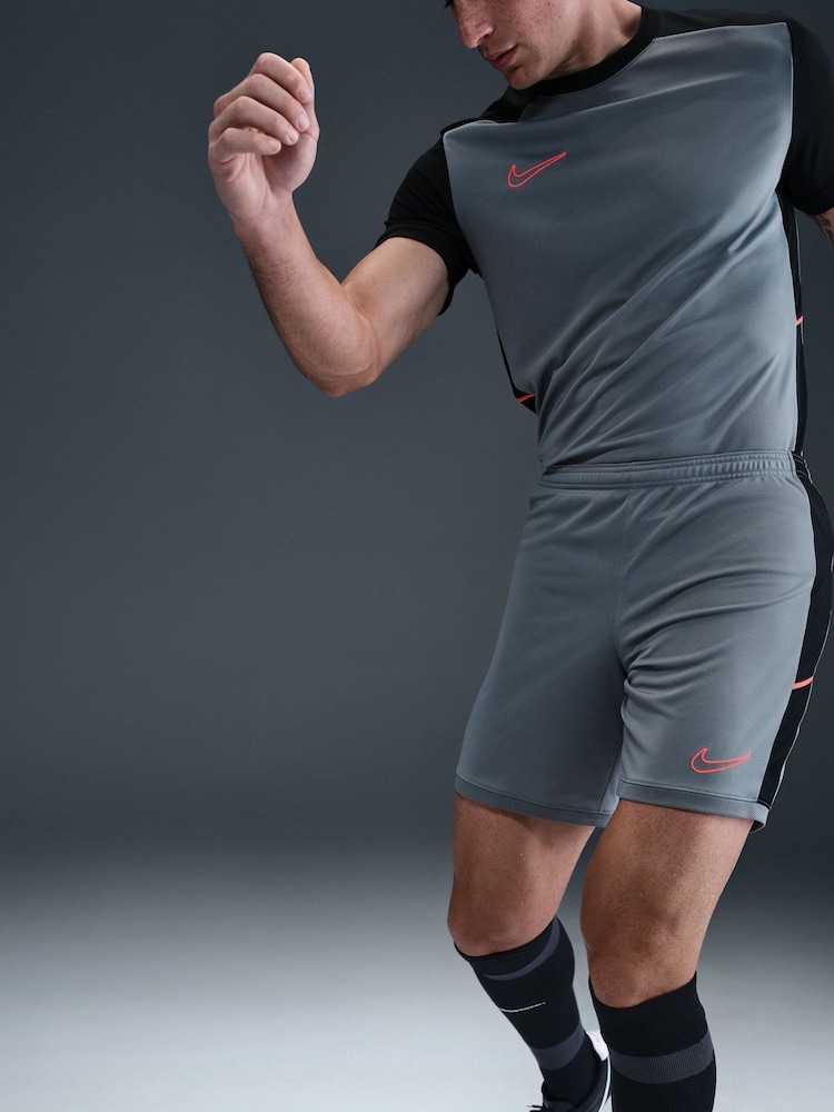 Nike Cool Grey Black Academy Dri-FIT Training Shorts - Image 5 of 5