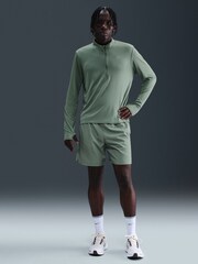 Nike Clay Green Dri-FIT Pacer Quarter Zip Running Top - Image 1 of 5
