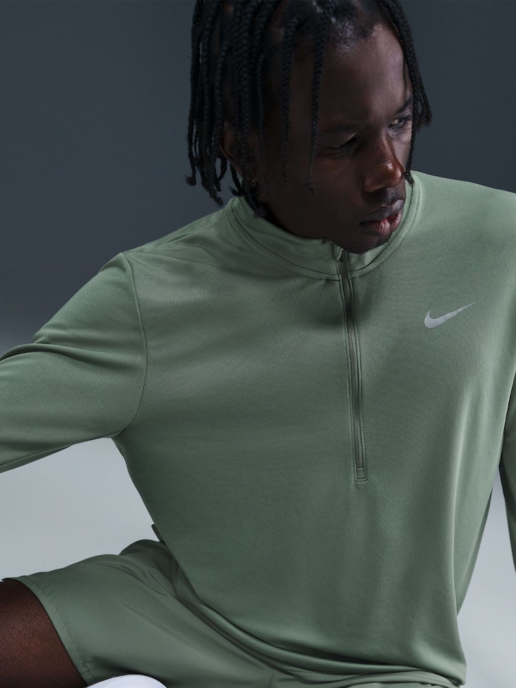 Nike Clay Green Dri-FIT Pacer Quarter Zip Running Top - Image 5 of 5 Nike Clay Green Dri-FIT Pacer Quarter Zip Running Top - Image 5 of 5