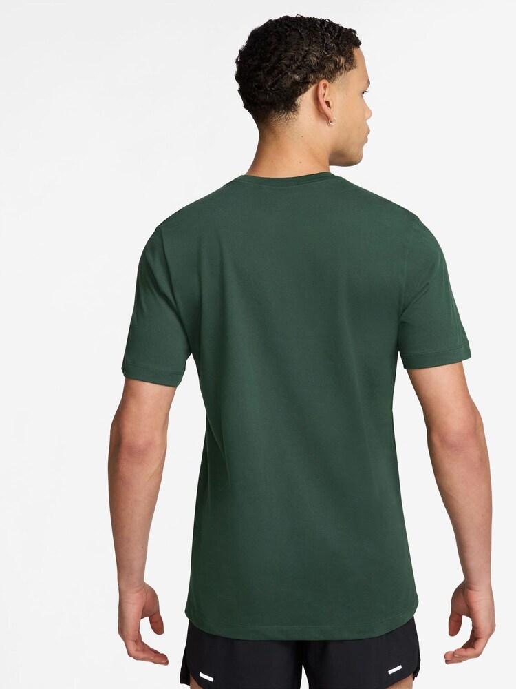 Nike Fir Green Dri-FIT Pacer Quarter Zip Running Top - Image 3 of 3
