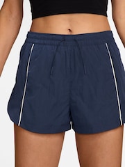Nike Midnight Navy Windrunner Mid Rise 2 Inch Woven Shorts - Image 6 of 9