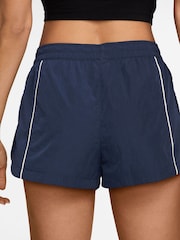 Nike Midnight Navy Windrunner Mid Rise 2 Inch Woven Shorts - Image 7 of 9