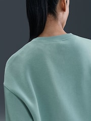 Nike Cannon Blue Oversized Phoenix Fleece Crew Neck Sweatshirt - Image 5 of 6