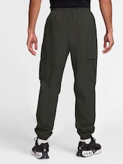 Nike Dark Brown Club Woven Cargo Joggers - Image 2 of 3