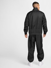 Negro/Blanco - Nike Club Woven Colour Block Tracksuit - Imagen 2 de 3