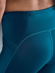 Nike Abyss Blue Swift High Waisted 7/8 Runnings Leggings With Pockets - Image 6 of 6