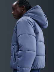Blau - Nike Loose Sportswear Classic Puffer Therma FIT Hooded Jacket - Bild 4 von 5