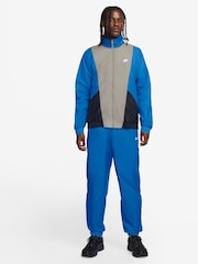 Foto modra - Trenirka Nike Club Woven Colour Block - Slika 8 iz 10