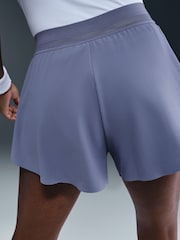 Nike World Indigo Blue Dri-FIT Court Ace Advantage Tennis Shorts - Image 4 of 7