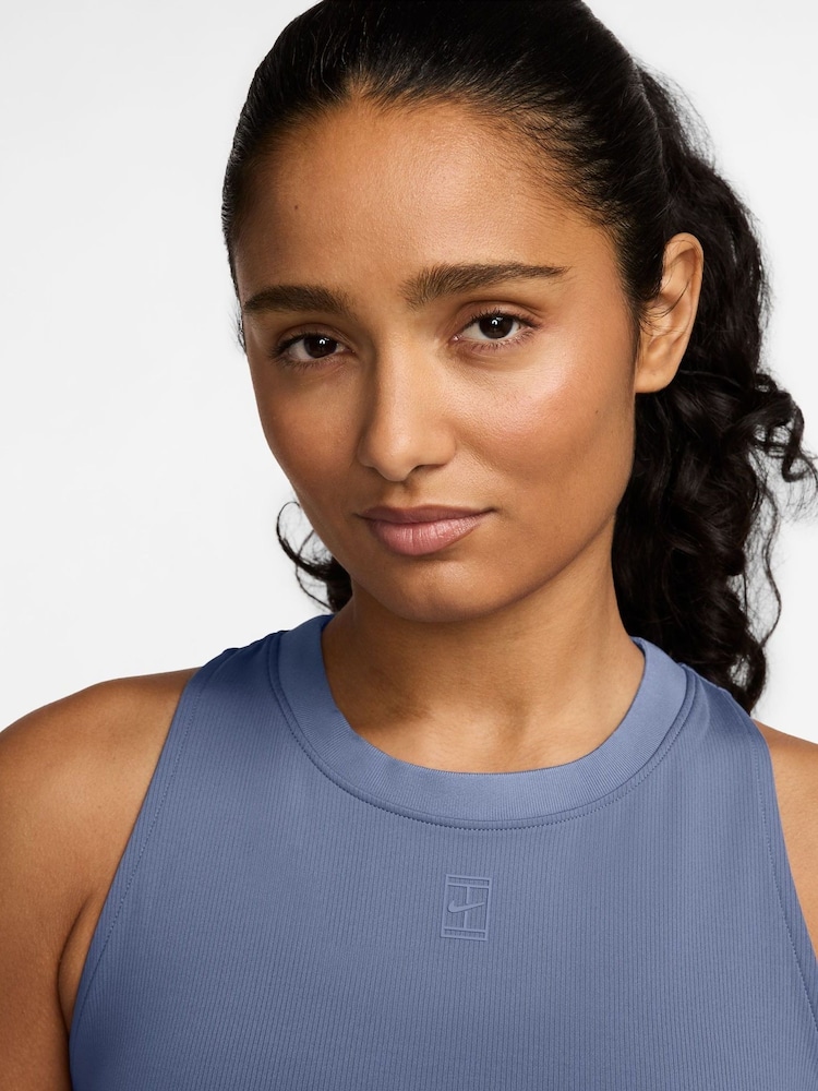 Nike World Indigo Blue Court Advantage Dri-FIT Tennis Tank Top - Image 3 of 3