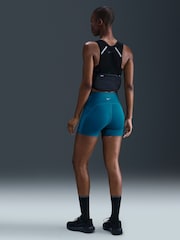 Nike Abyss Blue Swift High Waisted 4" Tight Running Shorts With Pockets - Image 2 of 10