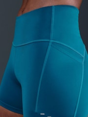Nike Abyss Blue Swift High Waisted 4" Tight Running Shorts With Pockets - Image 6 of 10
