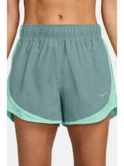 Nike Cannon Green Tempo Dri-FIT Mid Rise Brief Lined Running Shorts - Image 1 of 4