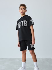 Baker by Ted Baker Oversized T-Shirt And Shorts Set - Image 1 of 9