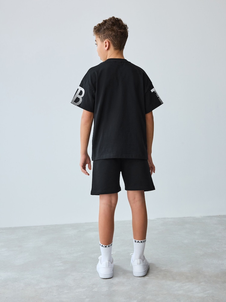 Baker by Ted Baker Oversized T-Shirt And Shorts Set - Image 2 of 9