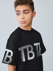Baker by Ted Baker Oversized T-Shirt And Shorts Set - Image 4 of 9