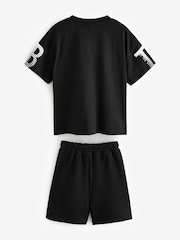 Baker by Ted Baker Oversized T-Shirt And Shorts Set - Image 7 of 9