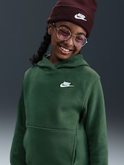 Nike Fir Green Club Fleece Pullover Hoodie - Image 4 of 5