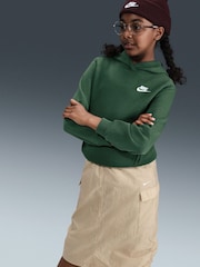 Nike Fir Green Club Fleece Pullover Hoodie - Image 5 of 5