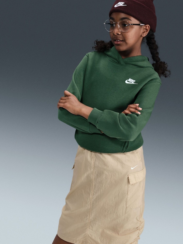 Nike Fir Green Club Fleece Pullover Hoodie - Image 5 of 5 Nike Fir Green Club Fleece Pullover Hoodie - Image 5 of 5